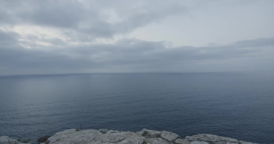 Heavy clouds are approaching the coast