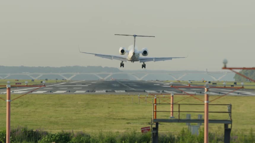 Airplanes Taking Off And Landing