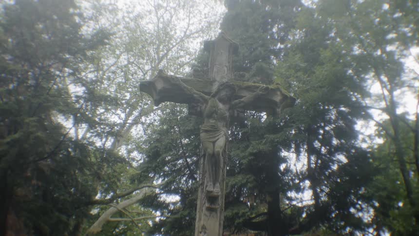Cemetery And Church Scenics