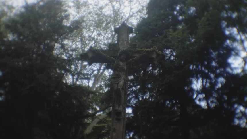 Cemetery And Church Scenics