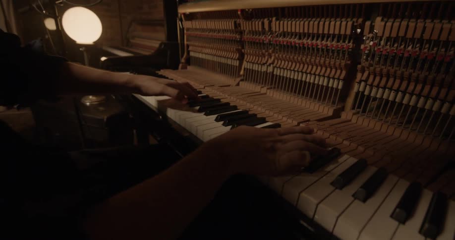 People Playing Music In Studio