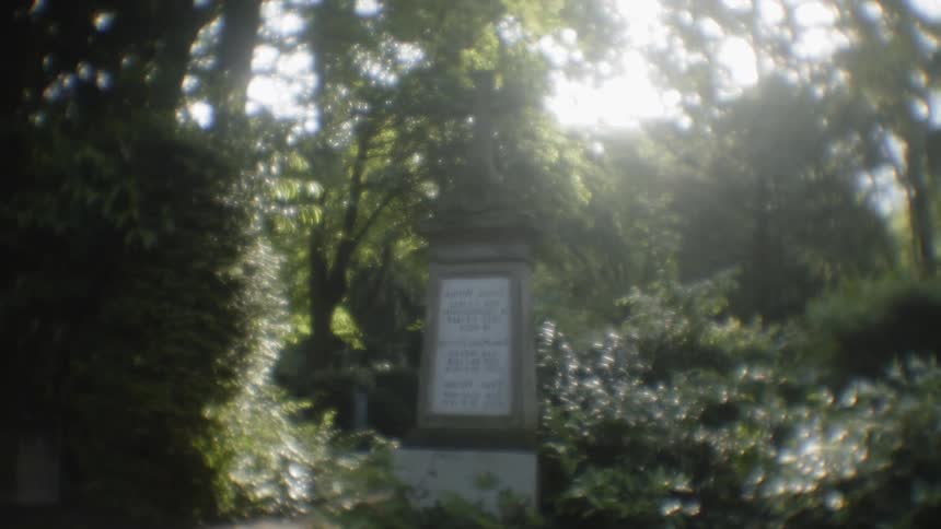 Cemetery And Church Scenics