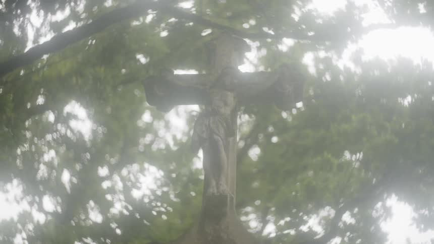Cemetery And Church Scenics