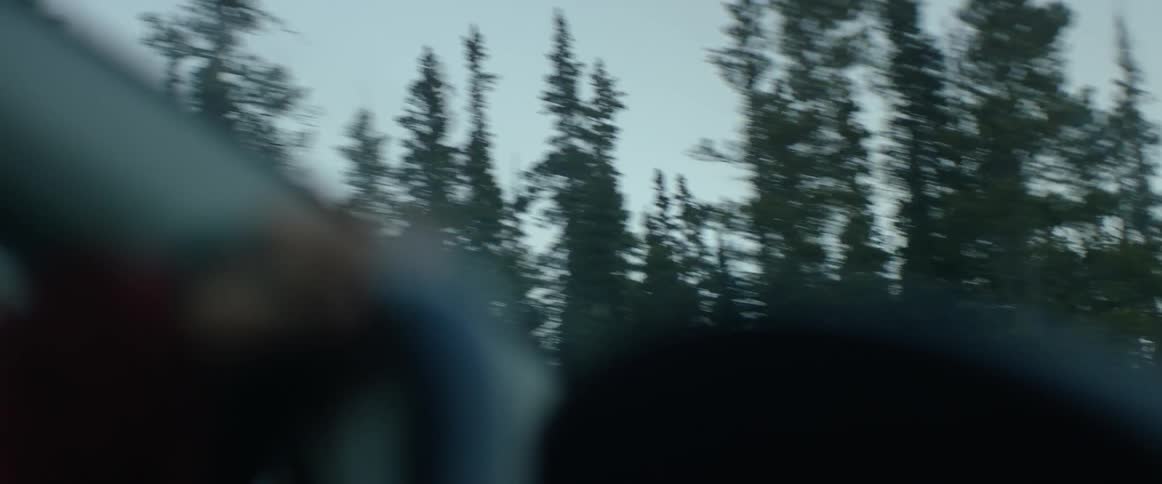 Looking out of a car windshield