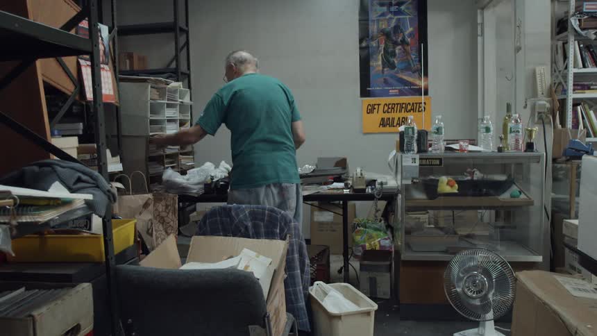 A person working in a shop