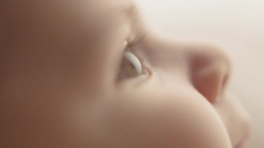 Closeup of a baby