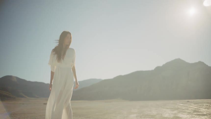 Woman In Desert