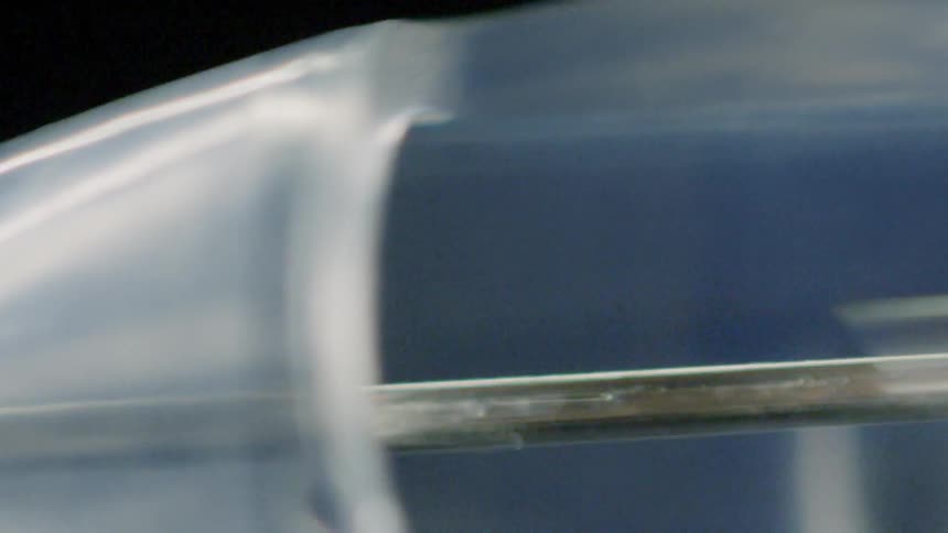 Close up of a tattoo needle