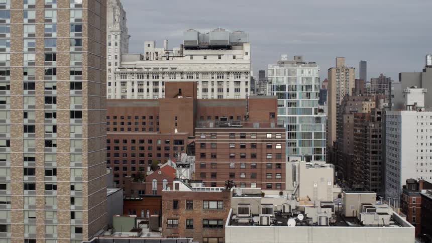 City buildings standing tall