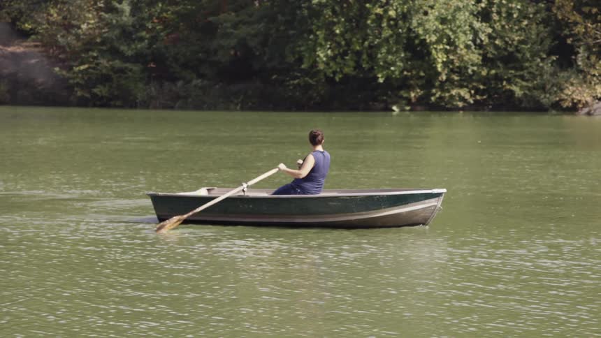 Someone is boating