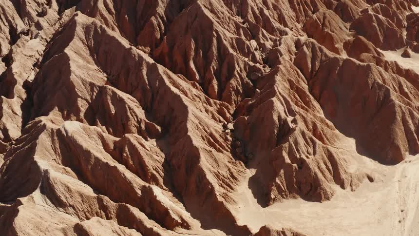 The canyons are covered in heavy sun
