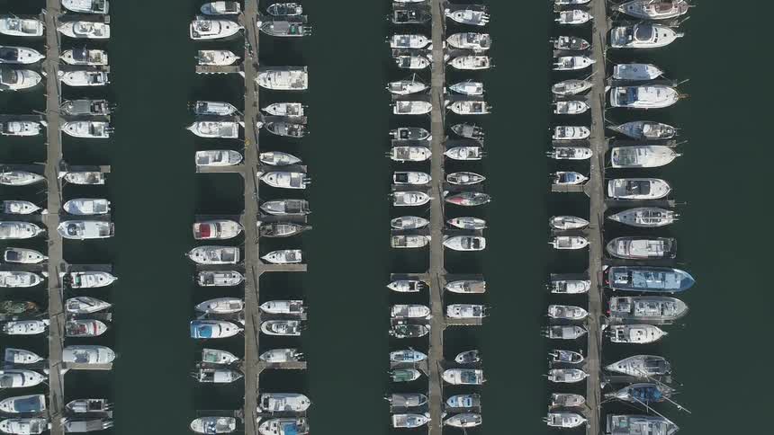 Bridge And Marina Aerials