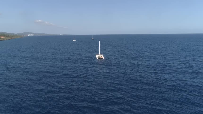 Boats In The Ocean Aerials
