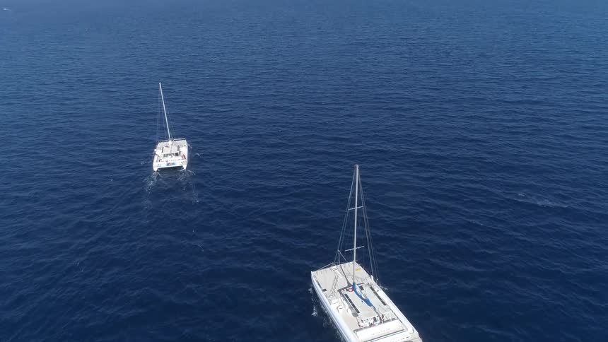 Boats In The Ocean Aerials