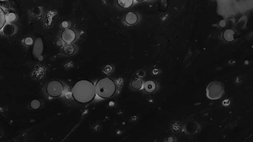 Abstract Ink And Bubbles