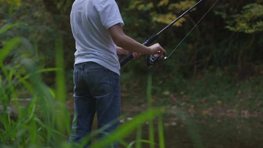 Boy Fishing