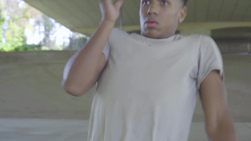 Man Dancing In Different Places