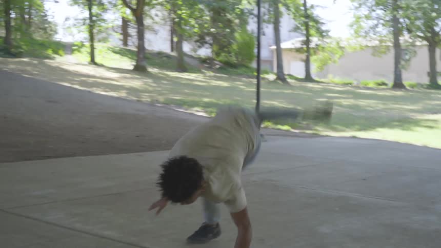 Man Dancing In Different Places