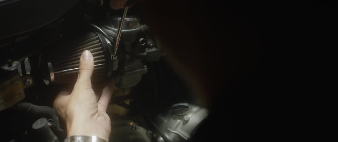 Man And His Motorcycle
