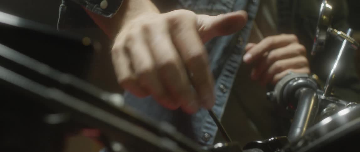 Man And His Motorcycle