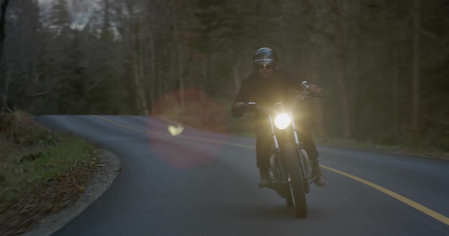 Man And His Motorcycle