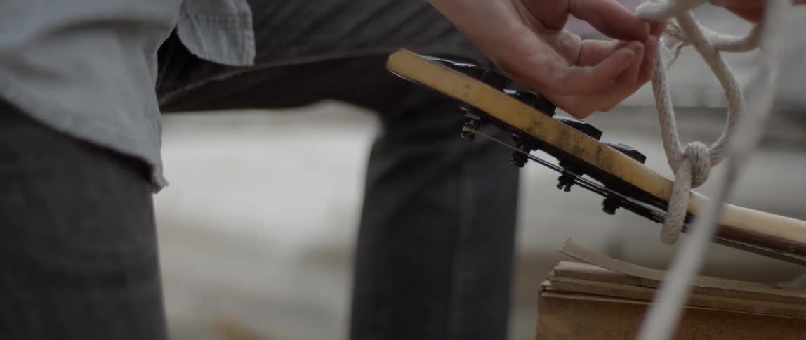 Man Finds Instruments In Rubble