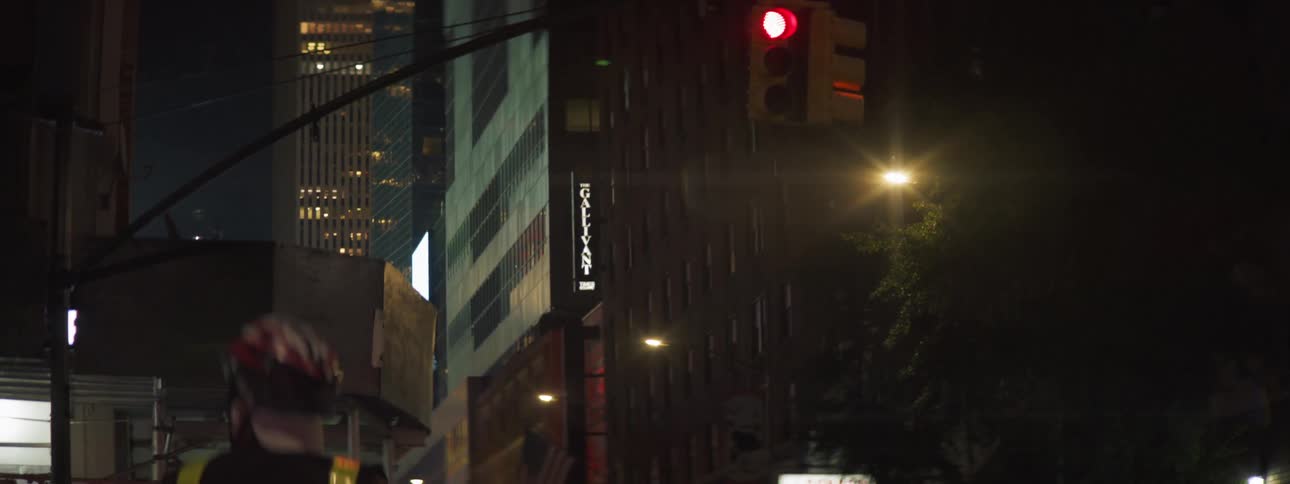 Tall buildings around Times Square