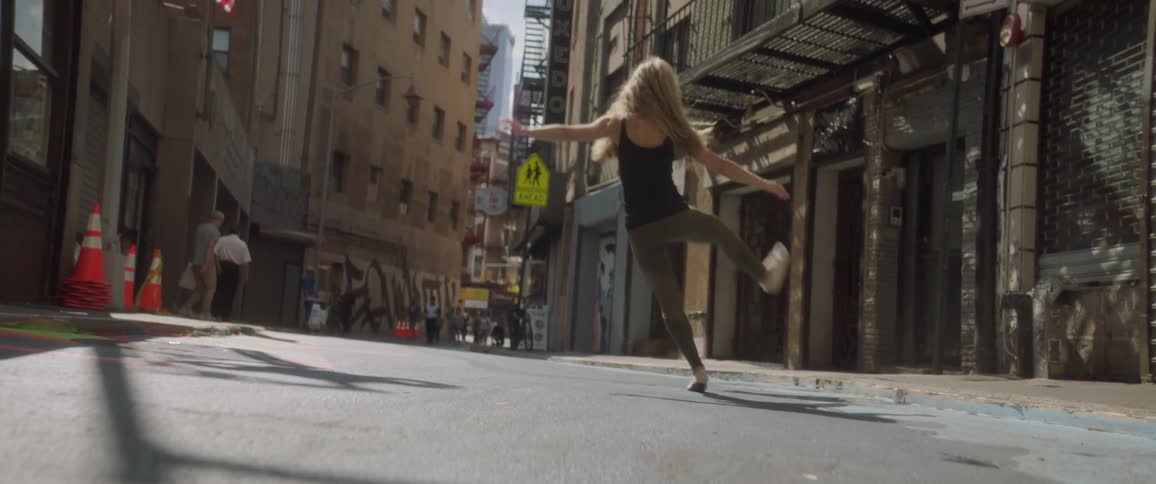 Woman Dancing In New York
