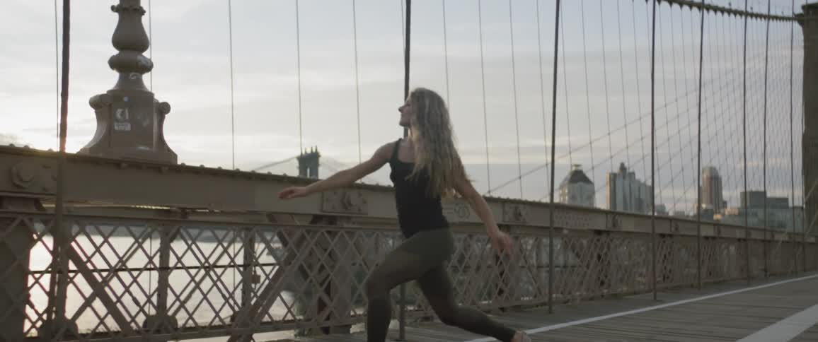 Woman Dancing In New York