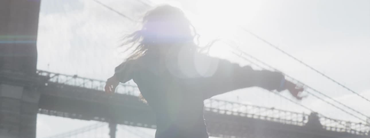 Woman Dancing In New York