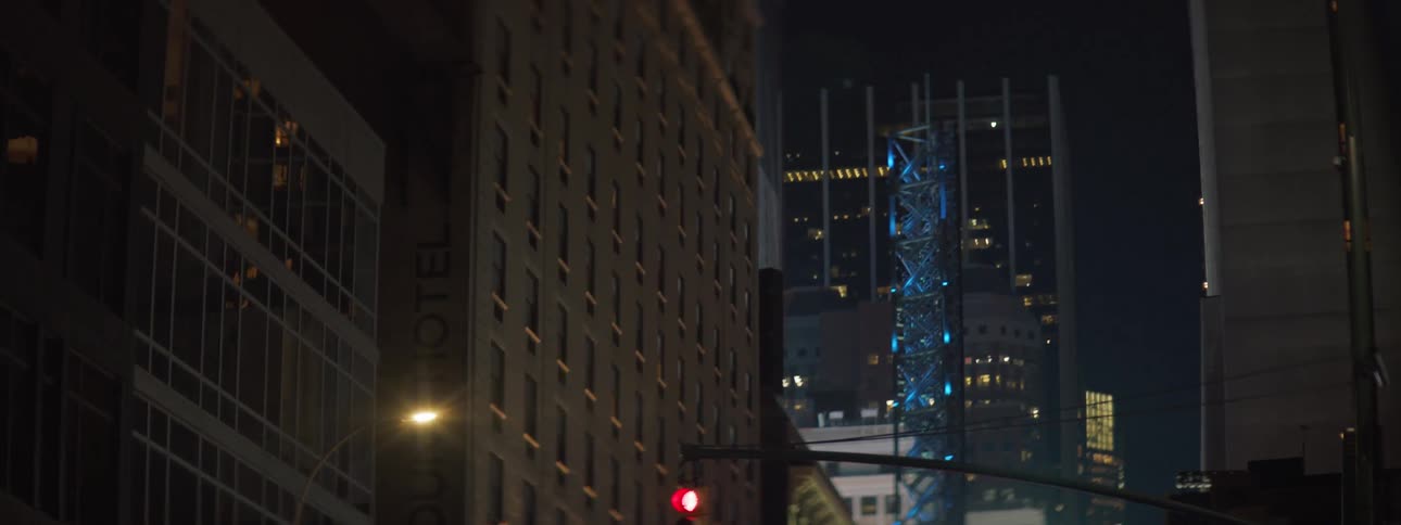 Tall building in downtown city