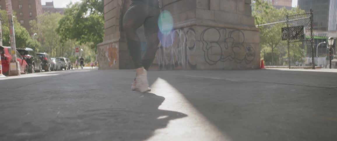 Woman Dancing In New York