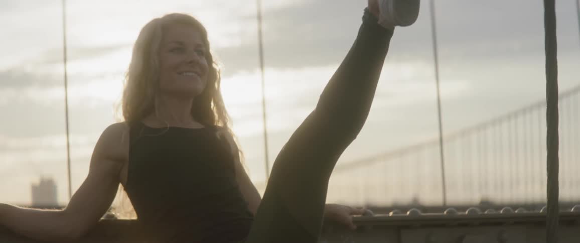 Woman Dancing In New York