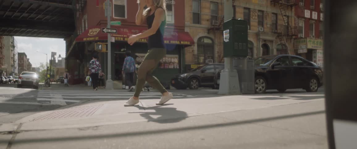 Woman Dancing In New York