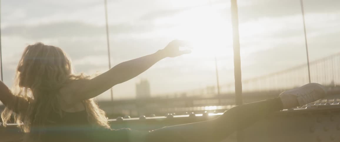Woman Dancing In New York