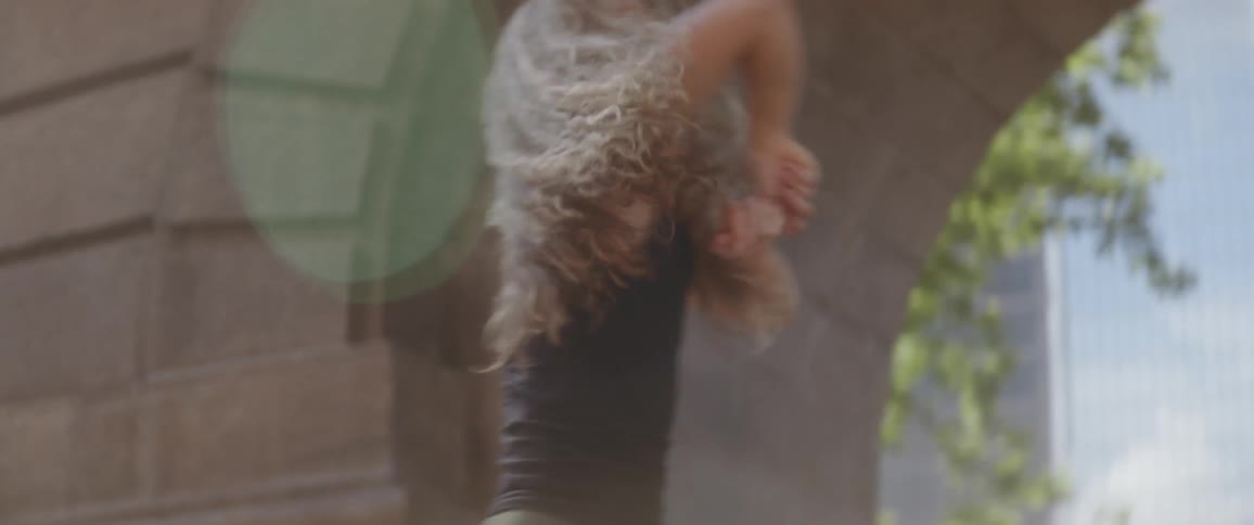 Woman Dancing In New York