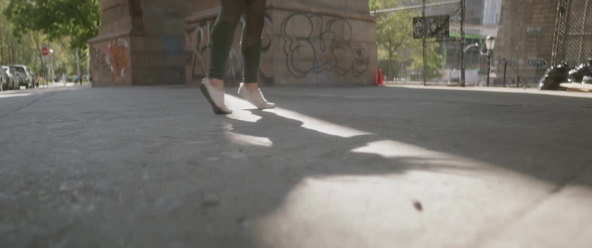 Woman Dancing In New York