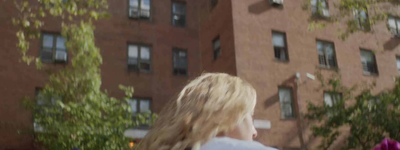 Woman Skateboarding In New York