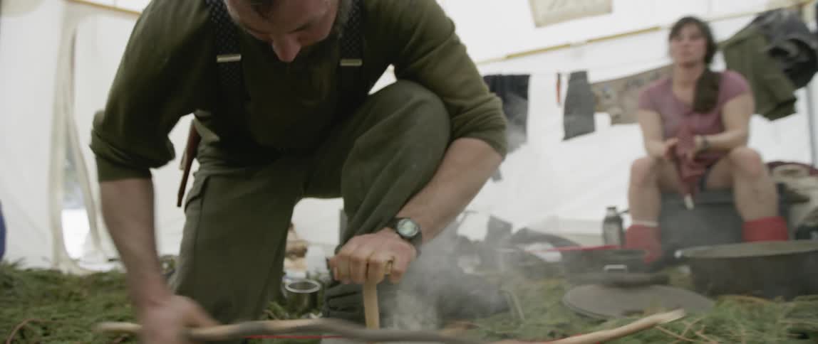 People In Northern Wilderness