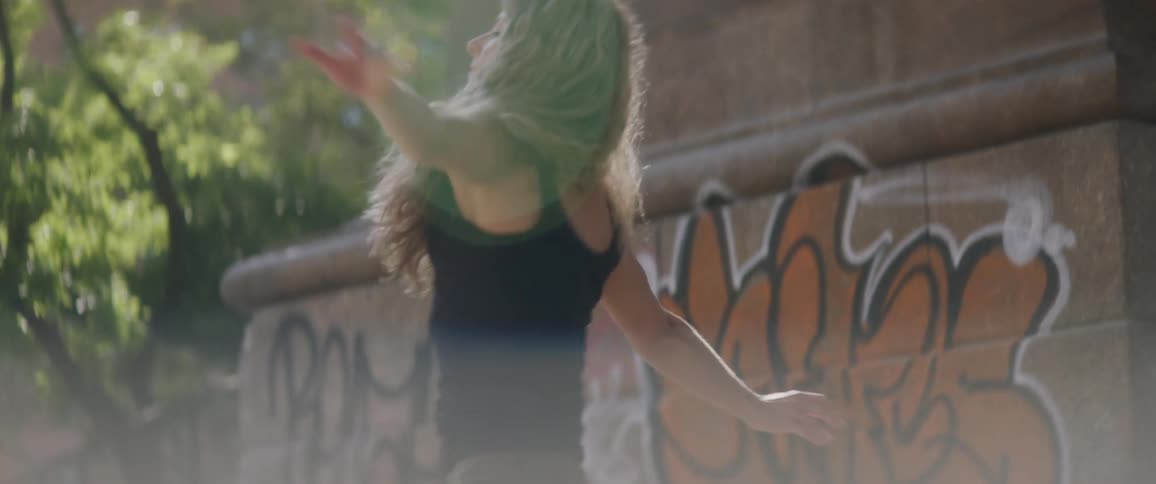 Woman Dancing In New York