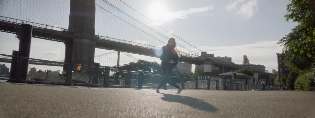 Woman Dancing In New York