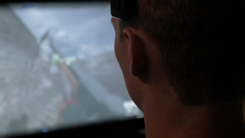 Man Playing Video Games