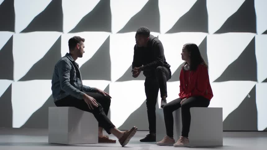 Young People In Studio