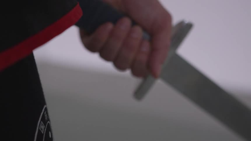 Man Practicing Asian Fighting Techniques