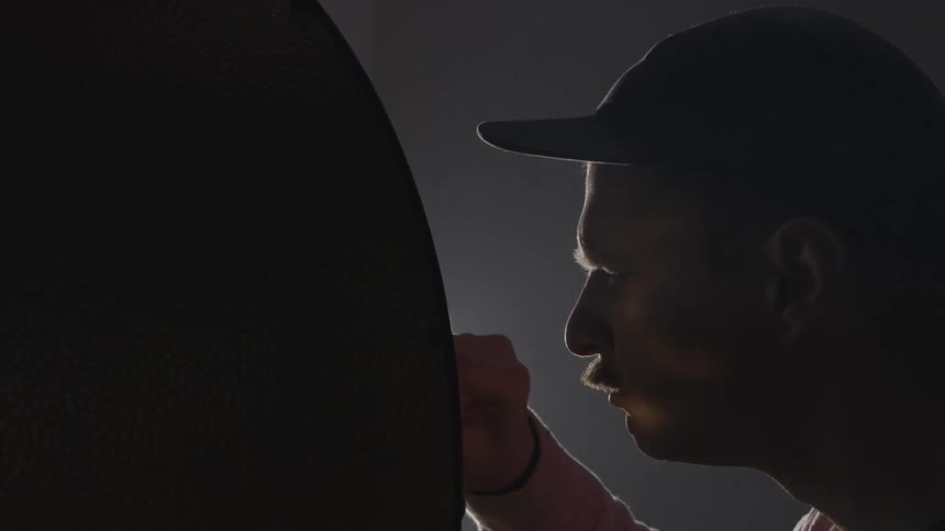 Man Roasting Coffee