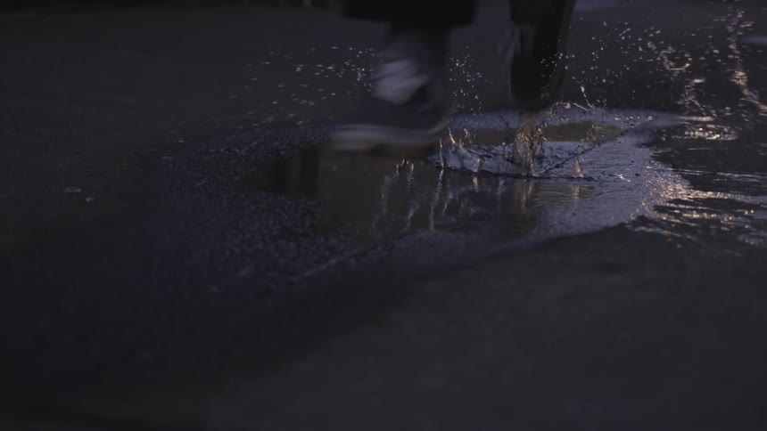 Man Running In Alley