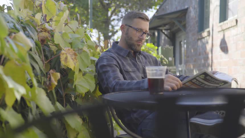 Man Spending Time Alone