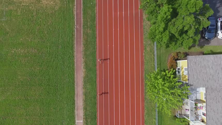 Man Warming Up And Running