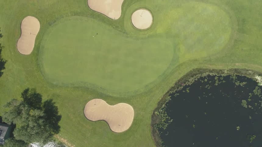 Men Playing Golf