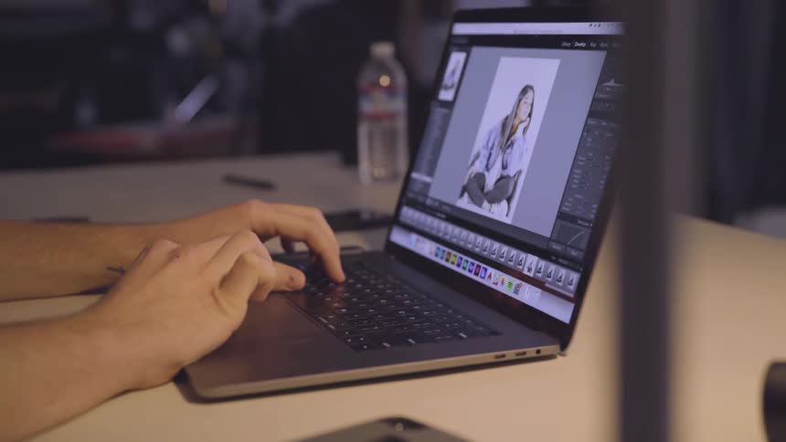 Models At A Studio Photoshoot